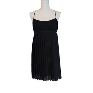 BCBGeneration Mini Dress Size Medium Black Empire Whimsigoth Fairy Femi…